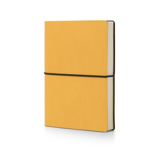 Plastic Free Recycled Notebook Stationery CIAK Plain Yellow 