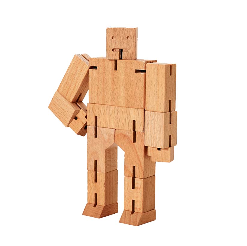 Natural Wooden Toy Robot